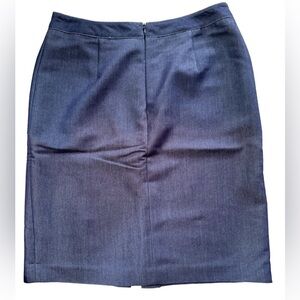 Lena Gabrielle New York women’s pleated lined blue skirt Size 4 denim blend
